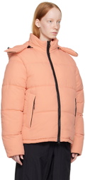 The Very Warm Pink Hooded Puffer Jacket