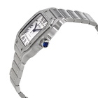Cartier Santos De Cartier Medium Model Automatic Diamond Watch W4SA0005