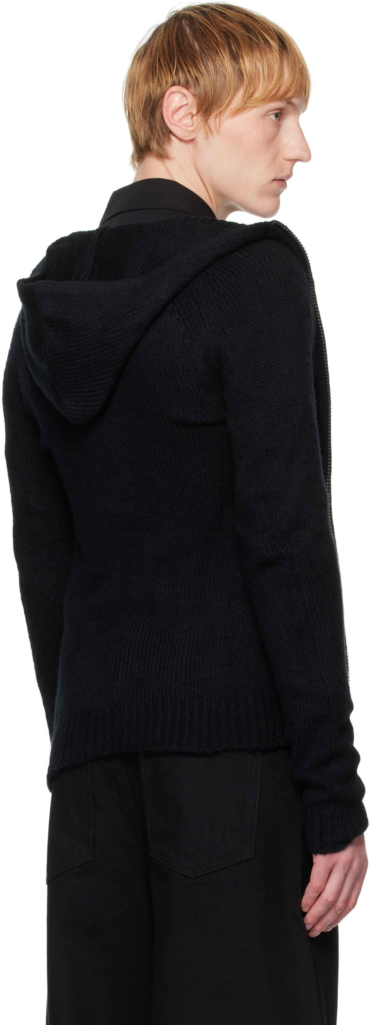 HELIOT EMIL Black Inviola Cashmere Hoodie Heliot Emil