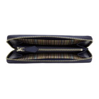 Paul Smith Blue Large Interior Stripes Zip Wallet