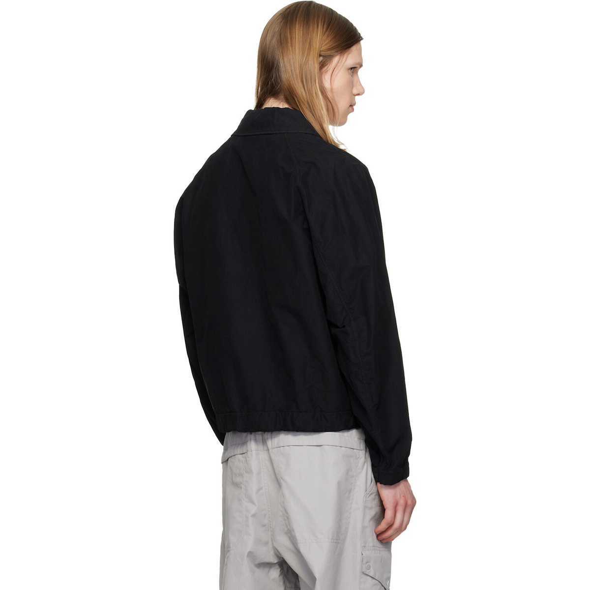 Stone Island Black 4100036 David Light-TC_S.I. Ghost Jacket