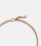 Pomellato Nudo 18kt white and rose gold necklace with topaz and diamonds