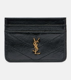 Saint Laurent Niki patent leather card holder