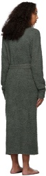 SKIMS Grey Cozy Knit Rober