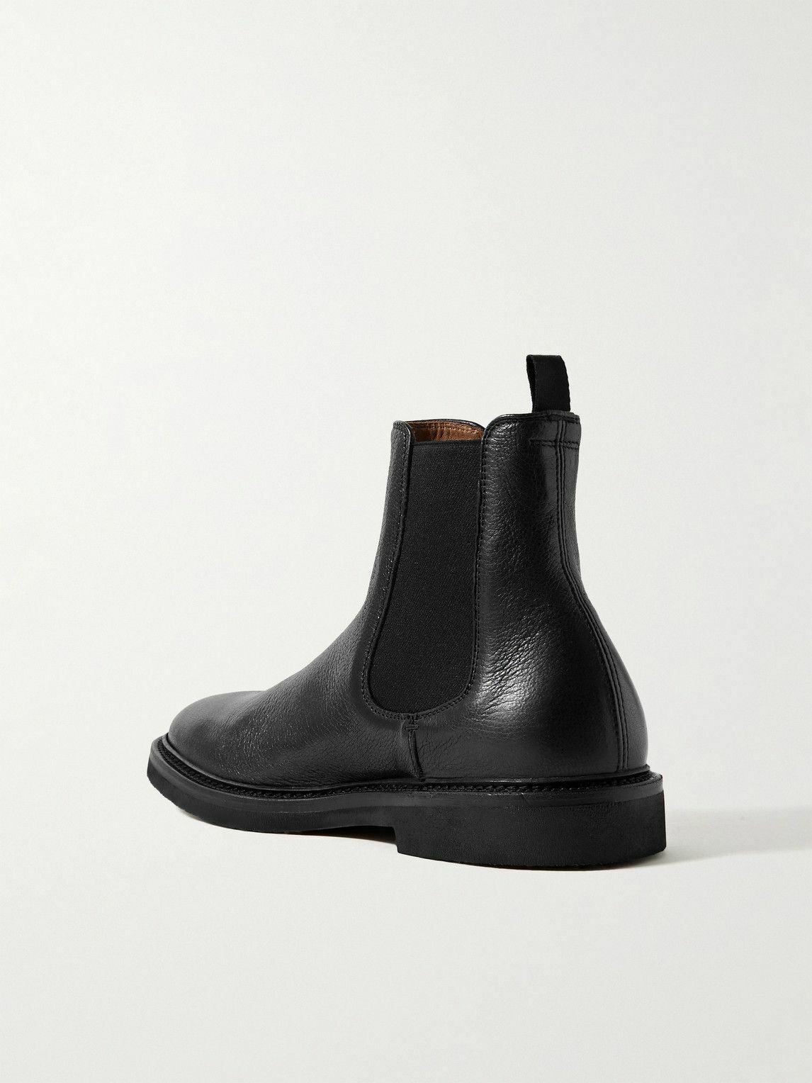 Officine Creative - Hopkins Flexi 204 Glossed Full-Grain Leather Chelsea Boots - Black
