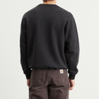 By Parra Men's Weird Trad Logo Crew Sweatshirt in Dark Navy