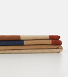Loro Piana - Davos suede-trimmed wool throw