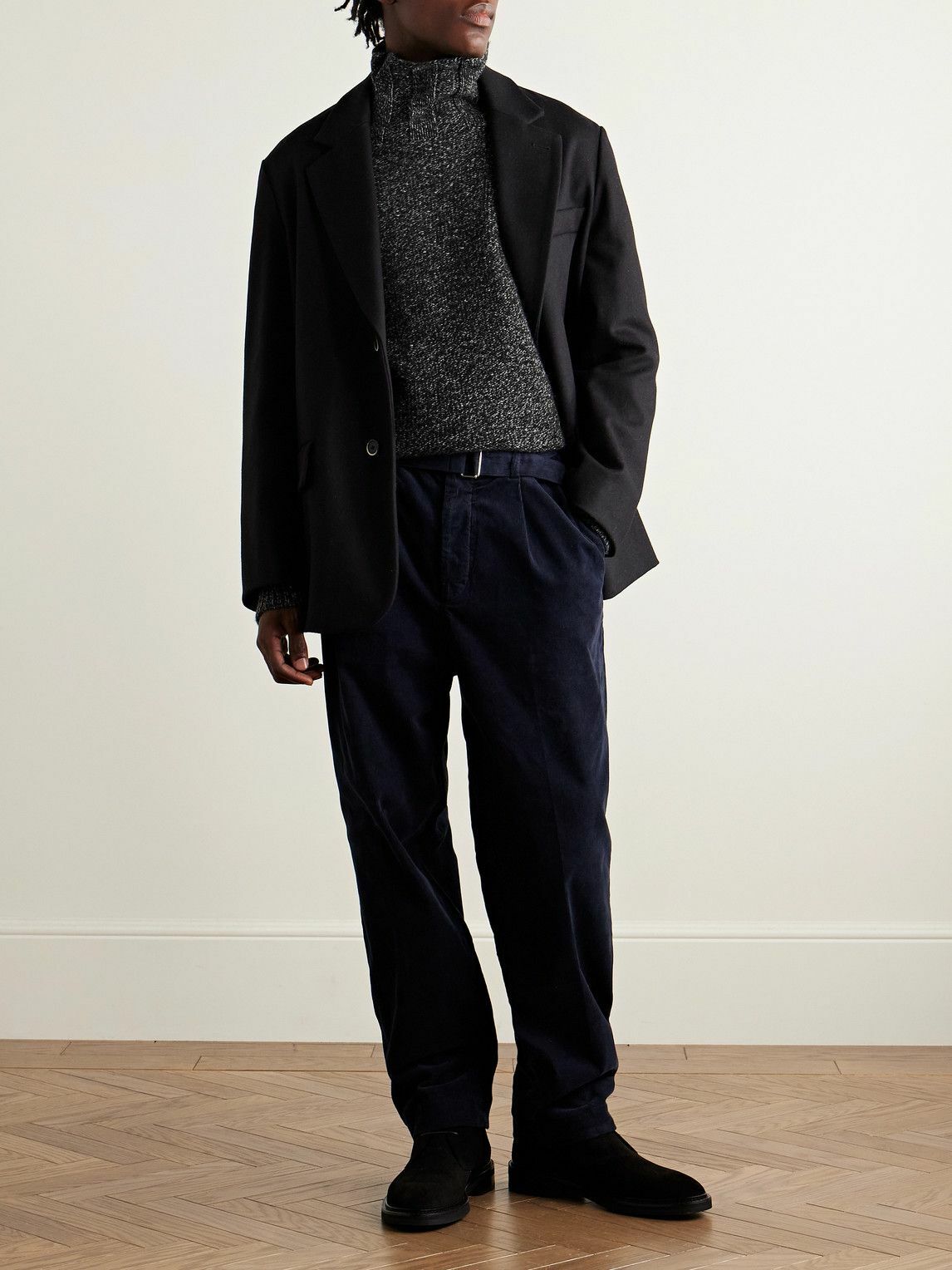 Inis Meáin - Organic Cashmere Rollneck Sweater - Black