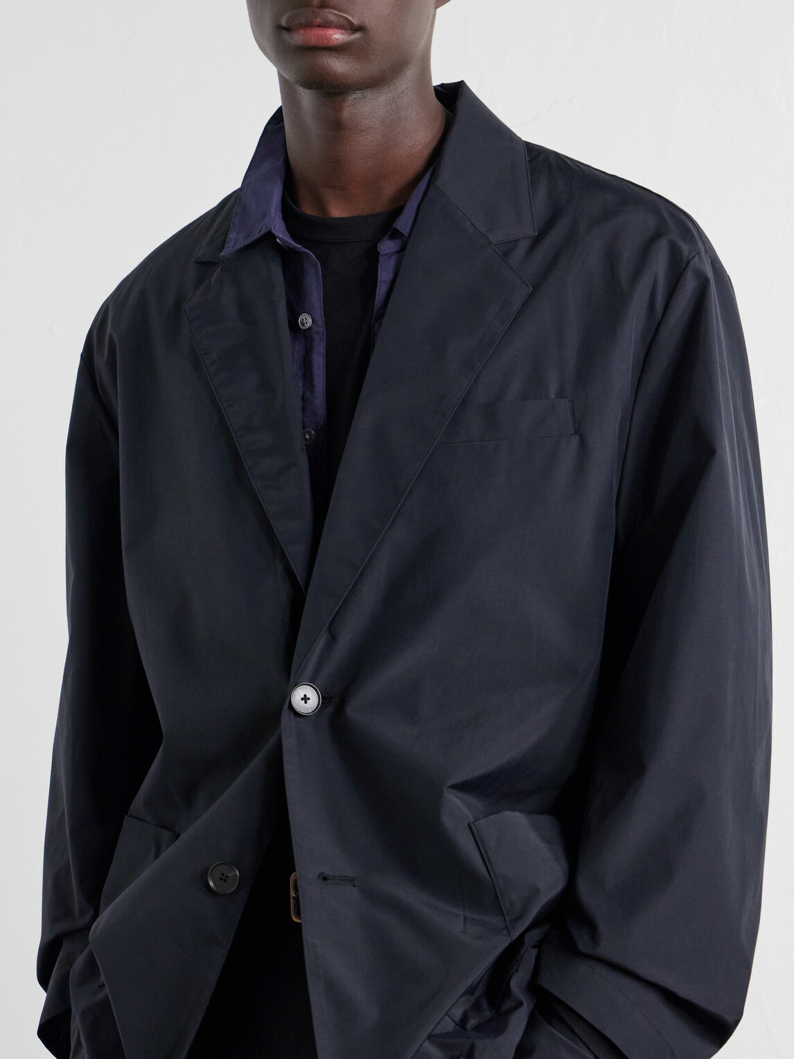 ssstein - Cotton and Nylon-Blend Blazer - Black