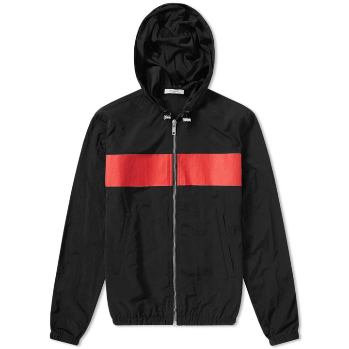 Photo: Givenchy Hooded Windbreaker Jacket Black