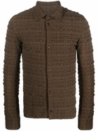 Nanushka Brown Lotte Checked Shirt