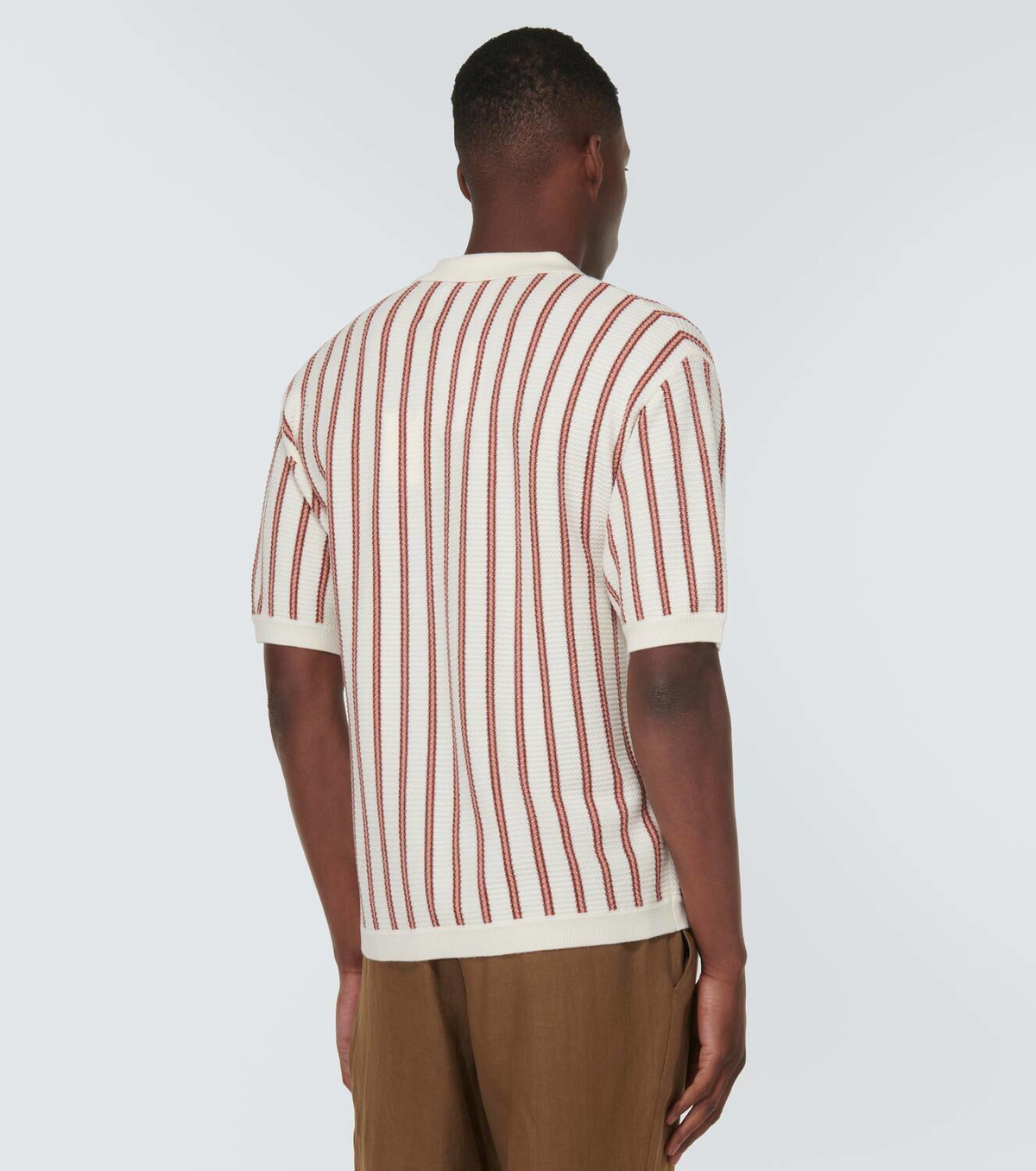King & Tuckfield Striped wool shirt
