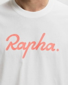 Rapha Cotton Tee - Large Logo White Mens Shortsleefe