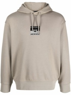 EMPORIO ARMANI - Logo Cotton Hoodie