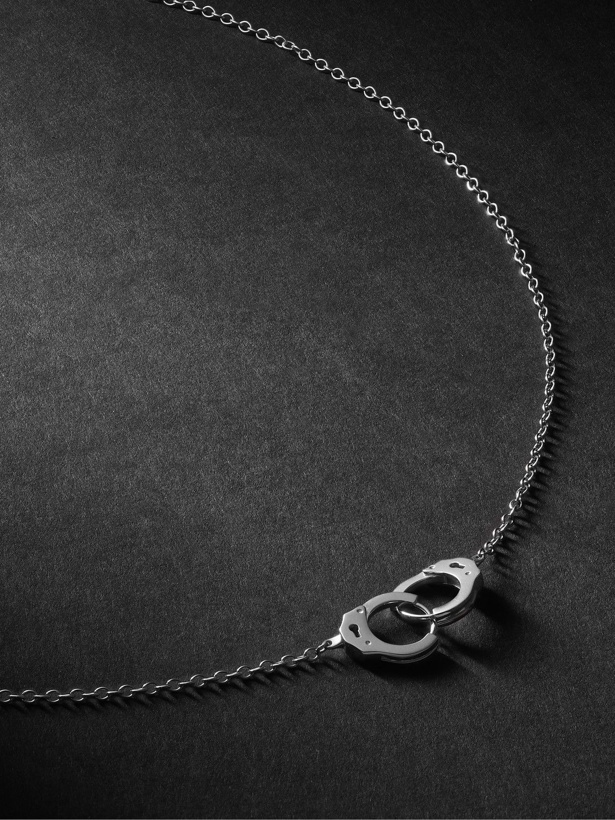 Photo: Maria Tash - Handcuff 8mm 14-Karat White Gold Necklace
