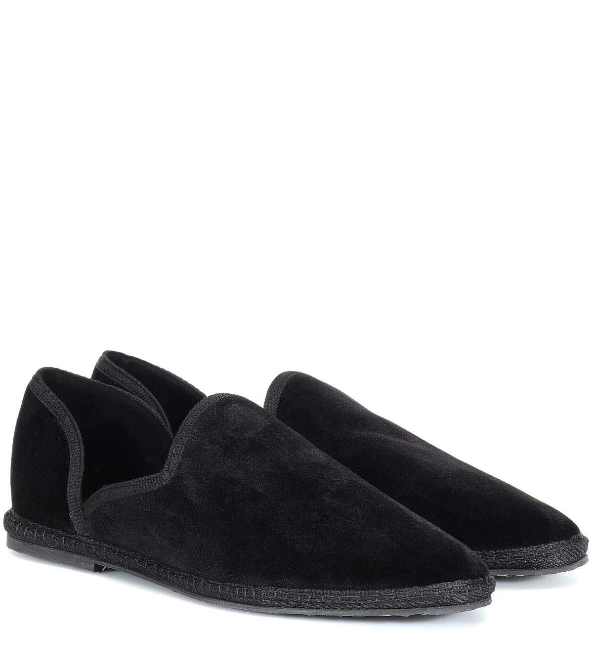 The Row Friulane velvet loafers The Row