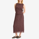 Samsøe Samsøe Women's Savira Midi Skirt in Raisin