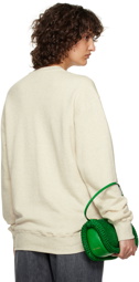 JW Anderson Beige Embroidered Sweatshirt