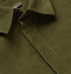 Berluti - Cotton-Corduroy Shirt - Men - Army green