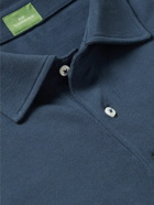 Sid Mashburn - Cotton-Piqué Polo Shirt - Blue