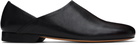 LEMAIRE Black Square Toe Slippers