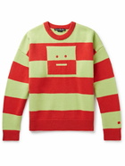 Acne Studios - Kilgot Striped Intarsia Wool Sweater - Red