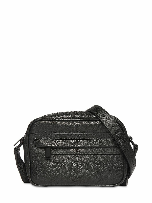 Photo: SAINT LAURENT - Small Camp Grained Leather Camera Bag