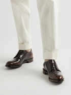 Officine Creative - Temple Leather Derby Shoes - Brown