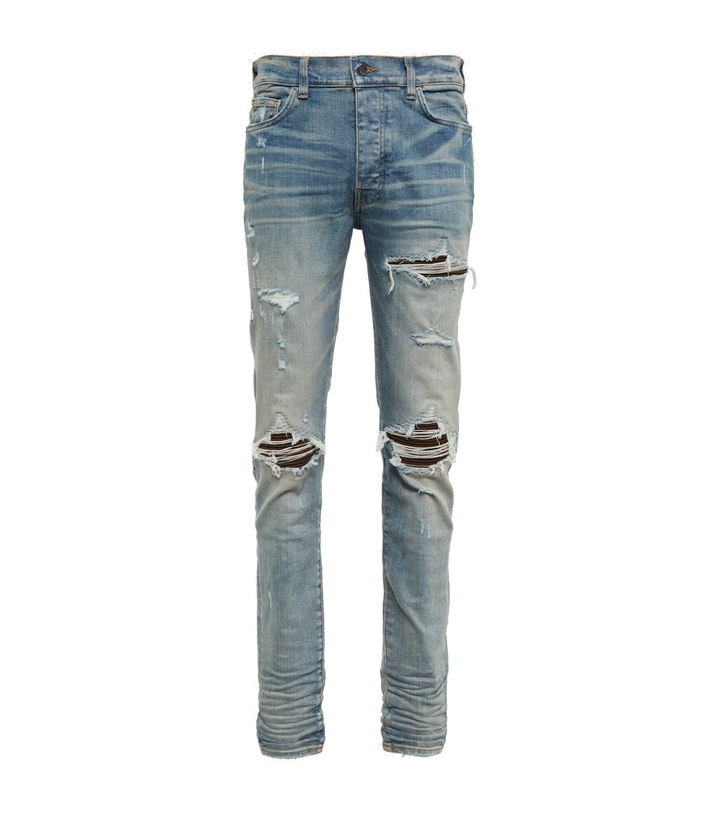 Photo: Amiri - MX1 distressed skinny jeans