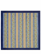 LISA CORTI Varanasi Stripes Pervinch Tablecloth