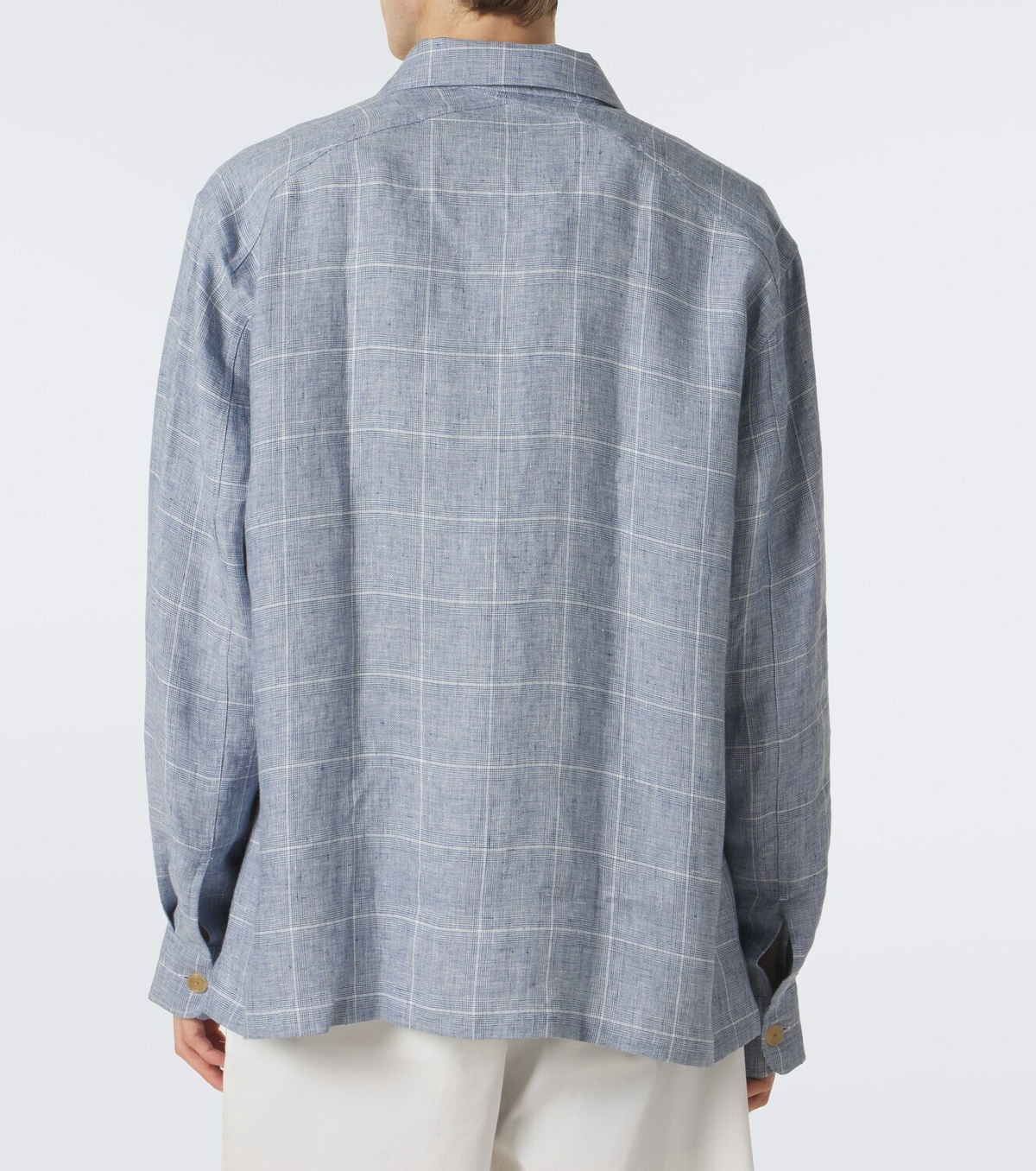 Ralph Lauren Purple Label Checked linen jacket