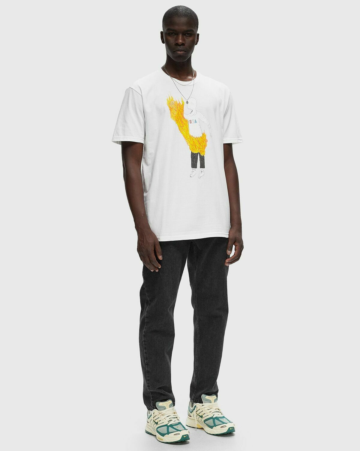 【FUCKING AWESOME】LIFE IN THE USA SHORT SLEEVE TEE WHITE Life in the USA Short Sleeve Tee – Fucking Awesome