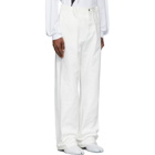 Maison Margiela Off-White Garment Dye Trousers