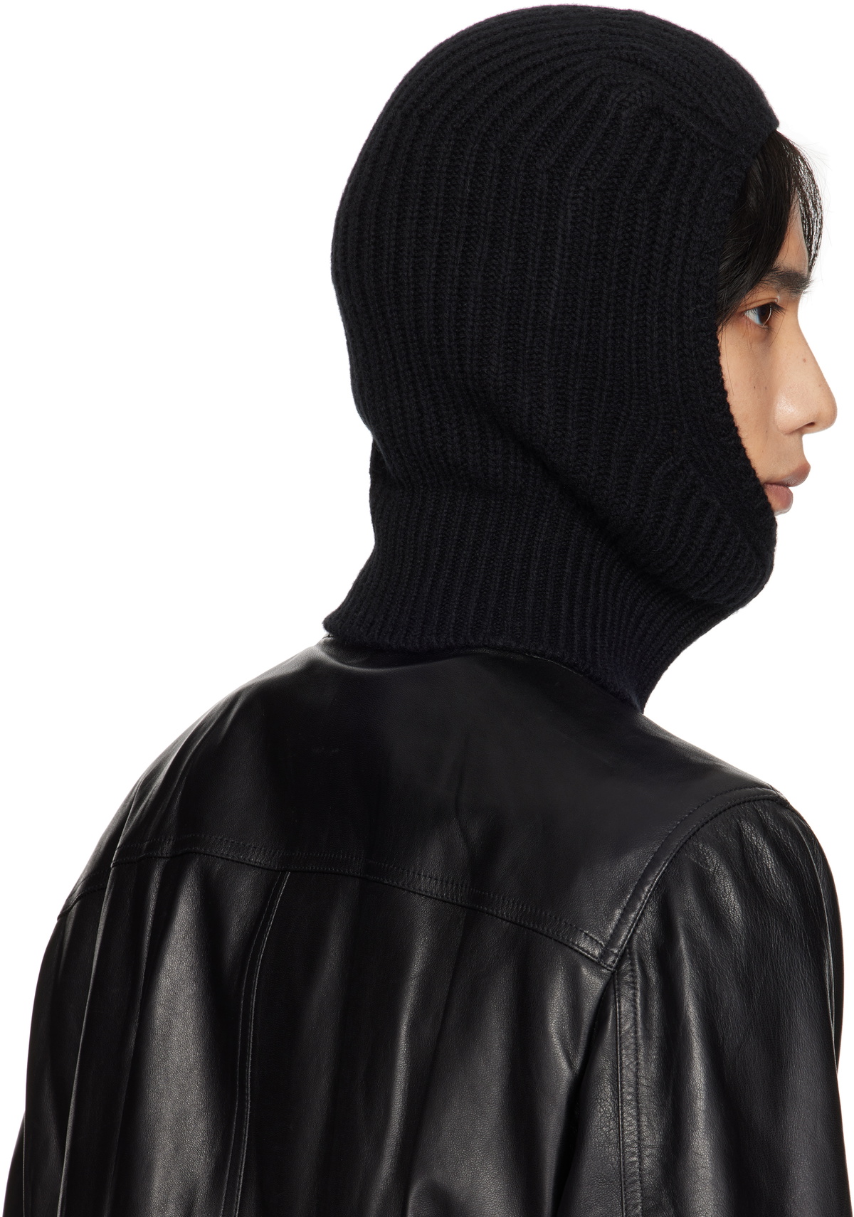 Rick Owens Black Concordians Sphinx Skull Balaclava