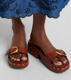 Zimmermann Alight leather mules