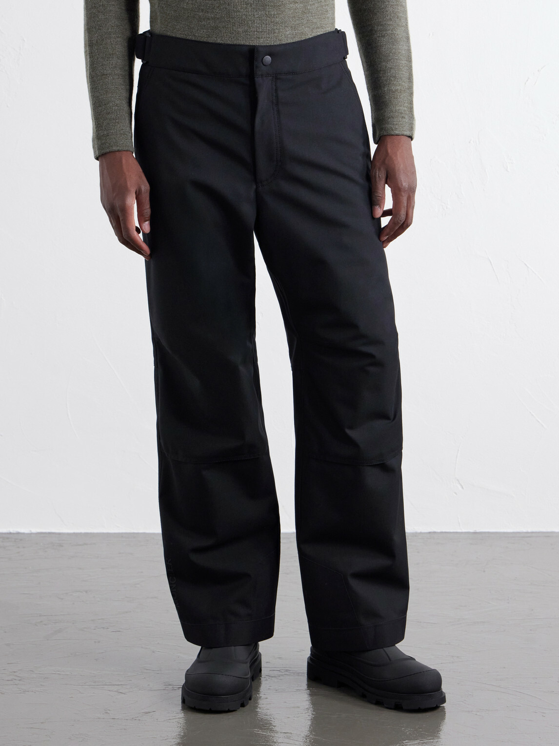 Moncler Grenoble - Straight-Leg Gabardine Ski Pants - Black