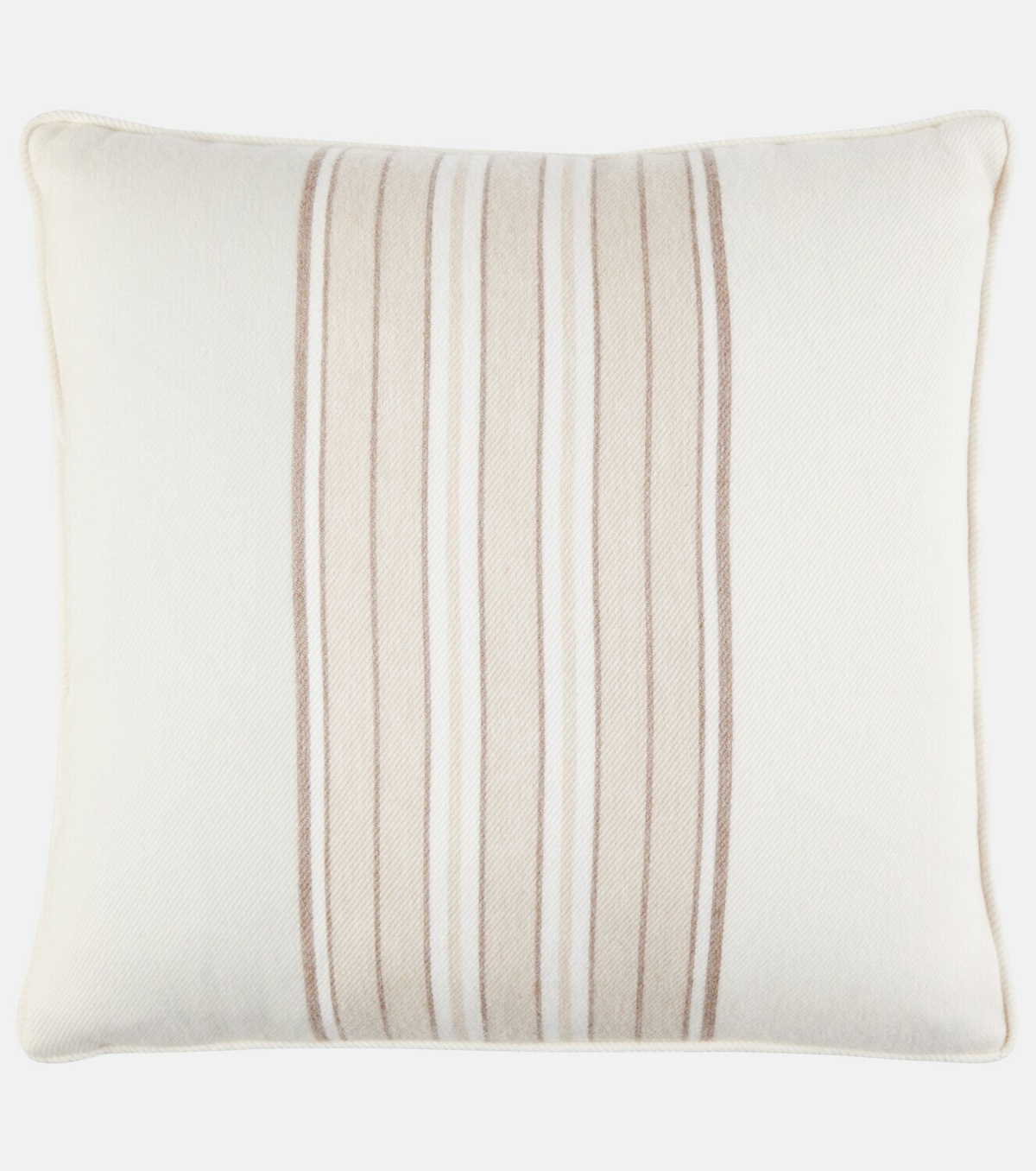 Loro Piana Striped cashmere cushion