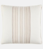 Loro Piana Striped cashmere cushion