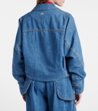 Loewe Gathered denim jacket