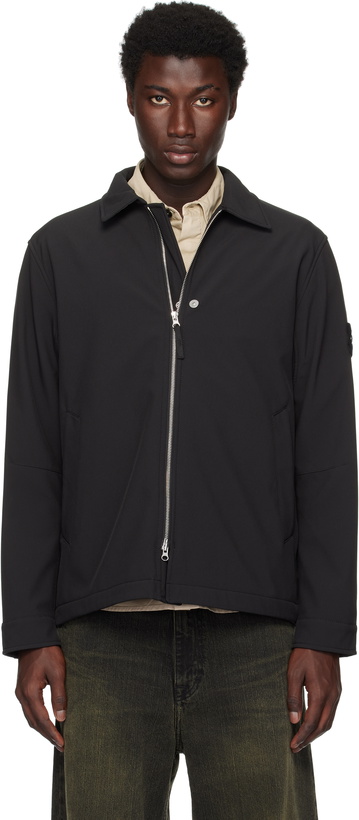 Photo: Stone Island Black Q100003 Soft Shell Jacket