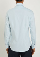 Aurélien Cotton-blend Shirt Blue