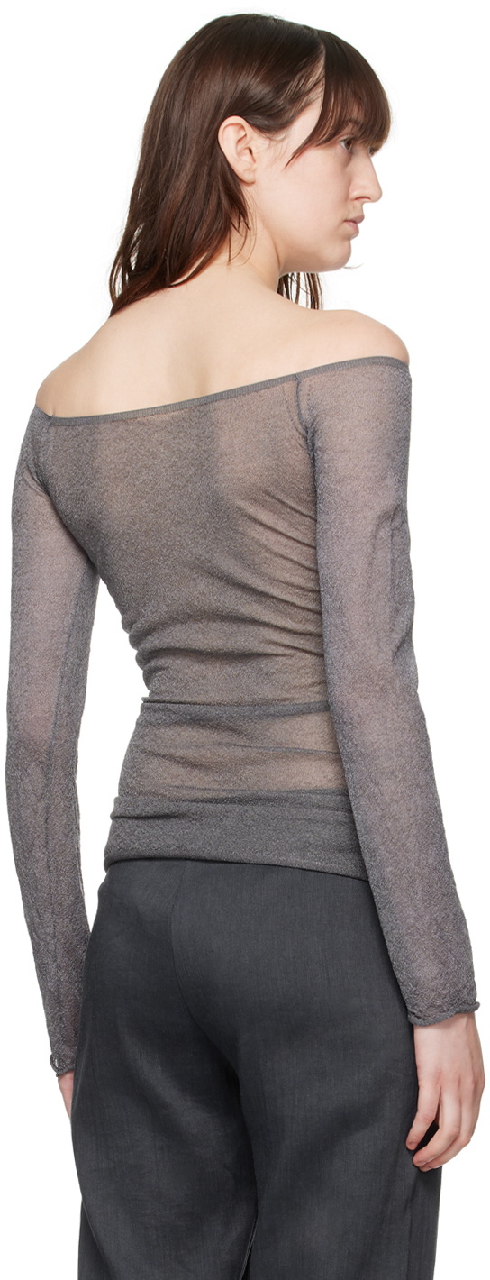 Paloma Wool Gray Kelly Long Sleeve T-Shirt Paloma Wool