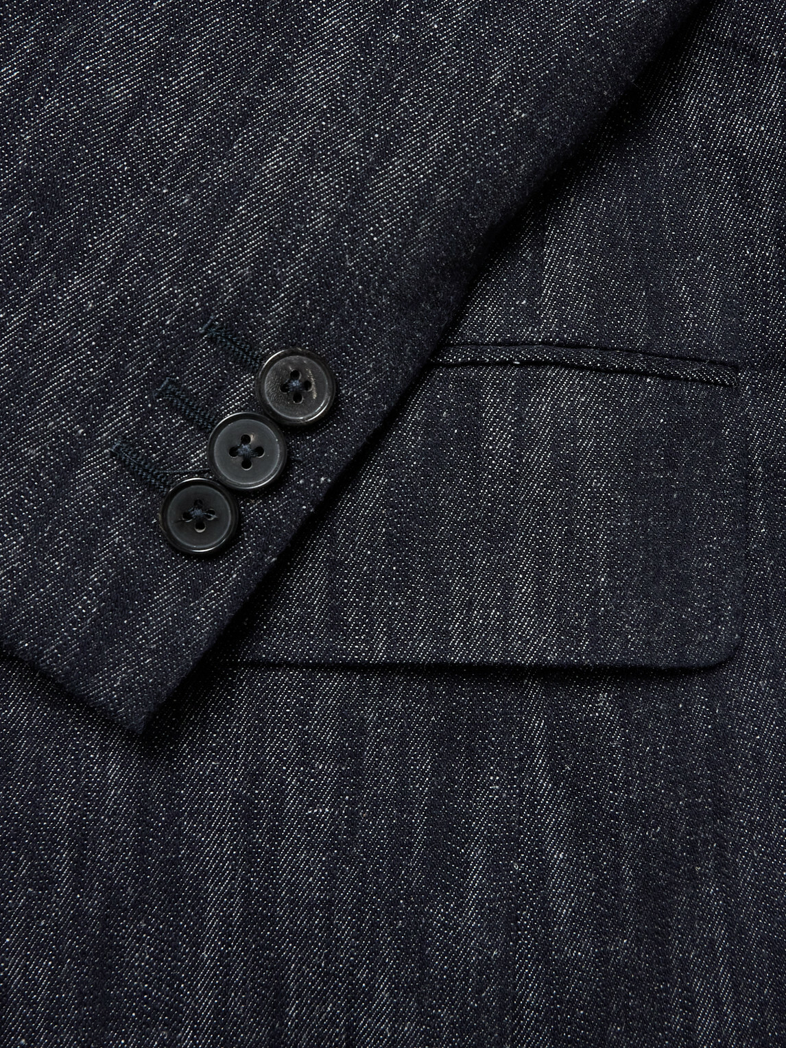 Husbands - Slub Cotton and Hemp-Blend Twill Blazer - Blue