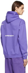 AAPE by A Bathing Ape Purple Classic Logo Hoodie
