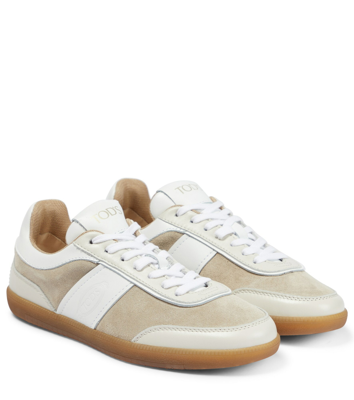 Tod's - Tabs leather and suede sneakers