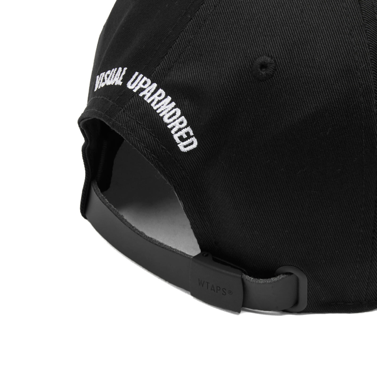 WTAPS Men's 02 Embroidered Logo 6 Panel Cap in Black WTAPS