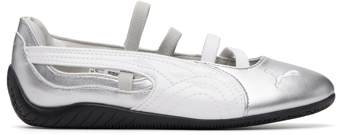 Photo: PUMA Silver Speedcat Ballet Metallic Sneakers