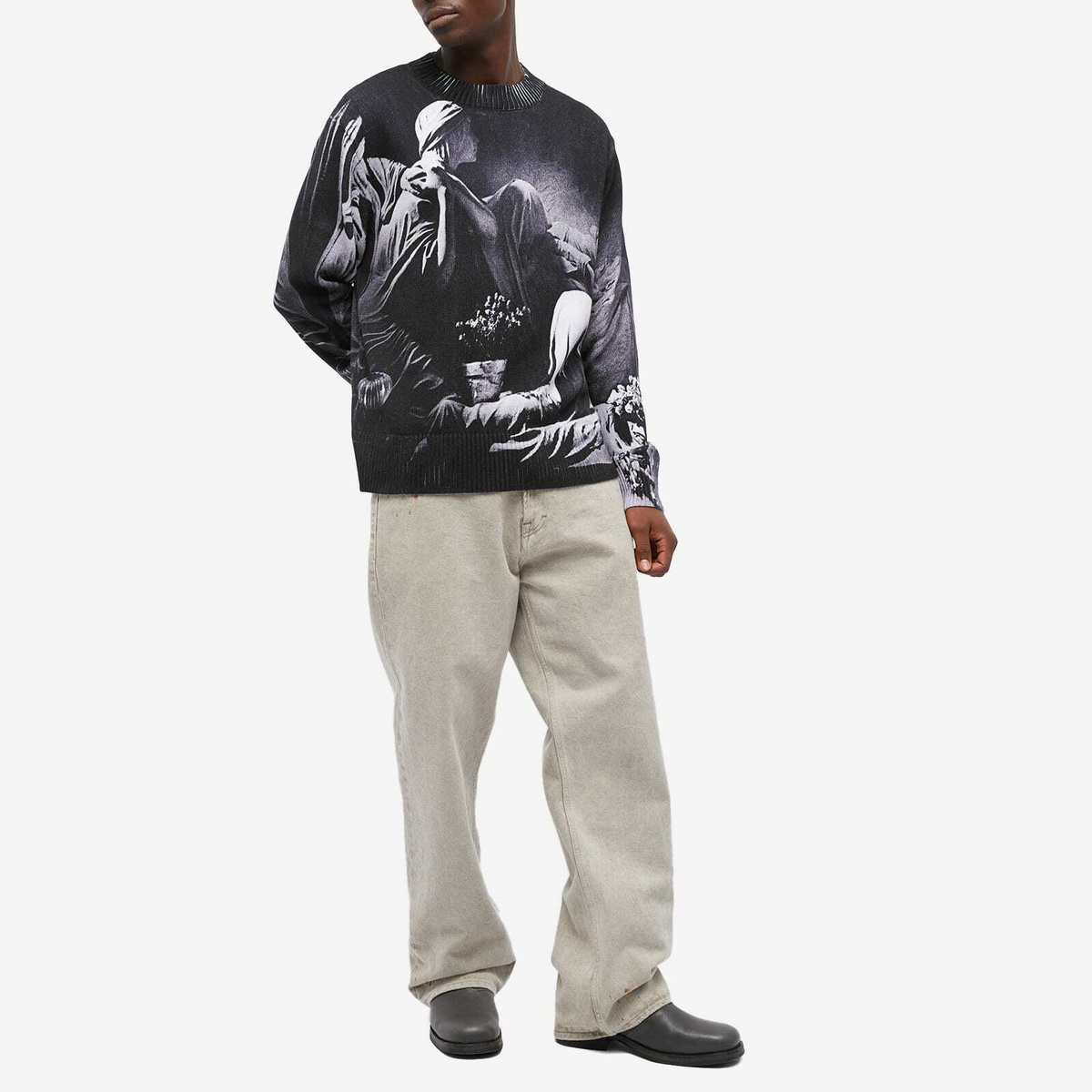 Neuw Denim Men's Joy Division Closer Knit in Black