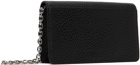 Maison Margiela Black Four Stitches Chain Wallet