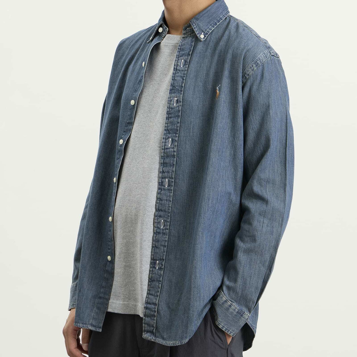 Polo Ralph Lauren Men's Button Down Shirt in Denim